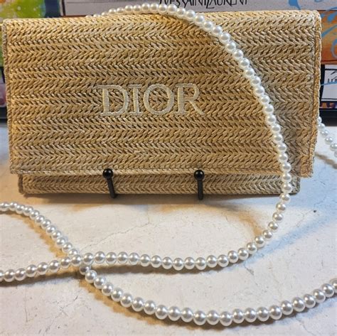 dior raffia clutch free gift|c'est dior raffia bag.